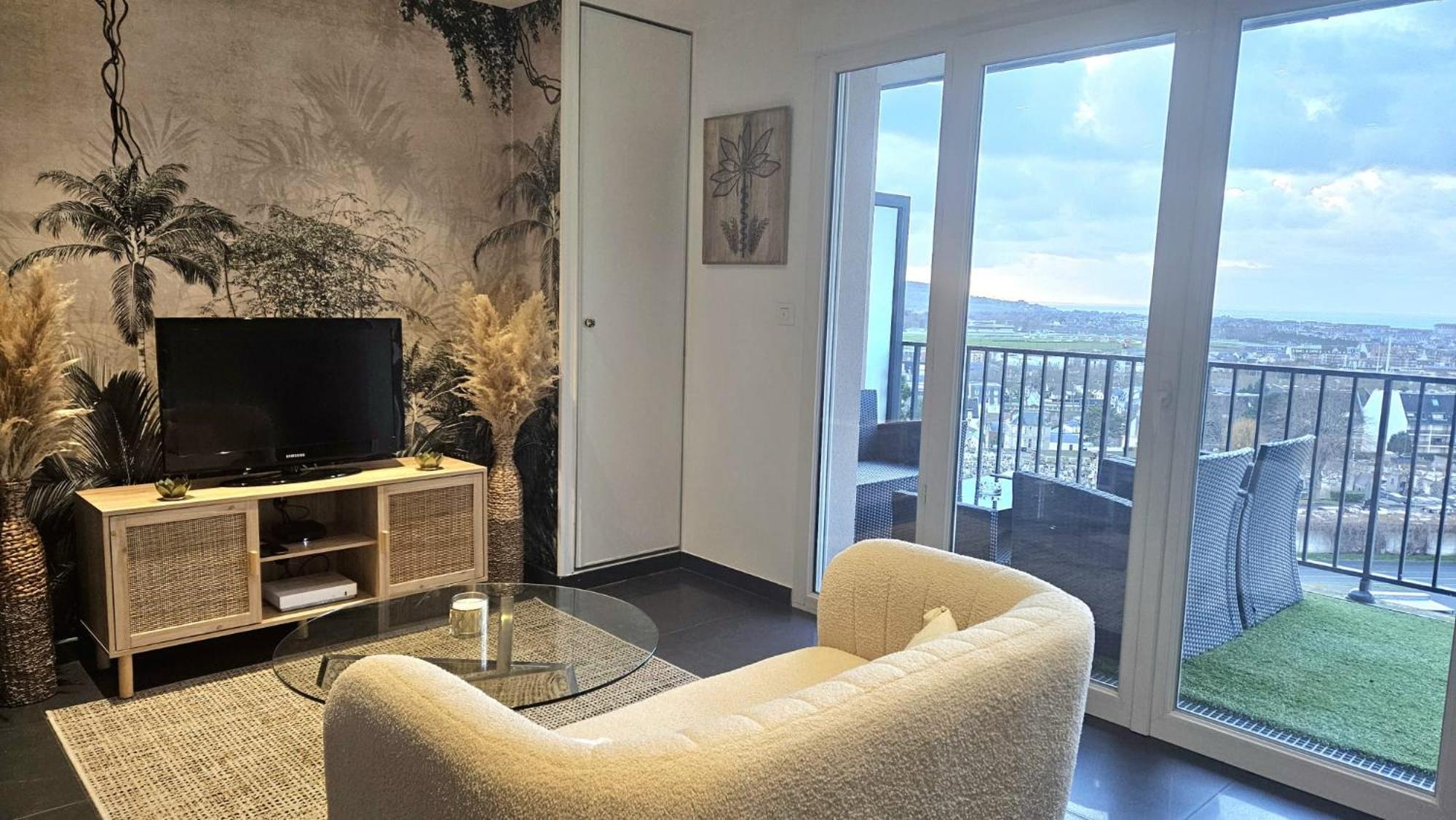 Superbe Appartement T2 Vue Mer 트로우빌쉬메르 외부 사진